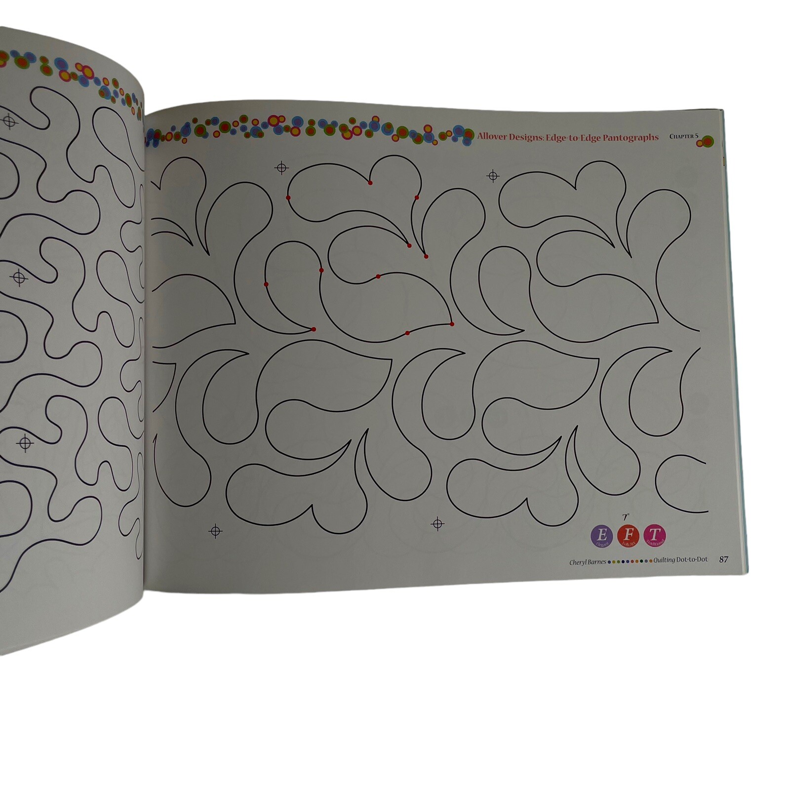 Lot 2 AQS Bundle: Quilting Dot-to-Dot, Adaptable Quilting Designs -DETAILS BELOW