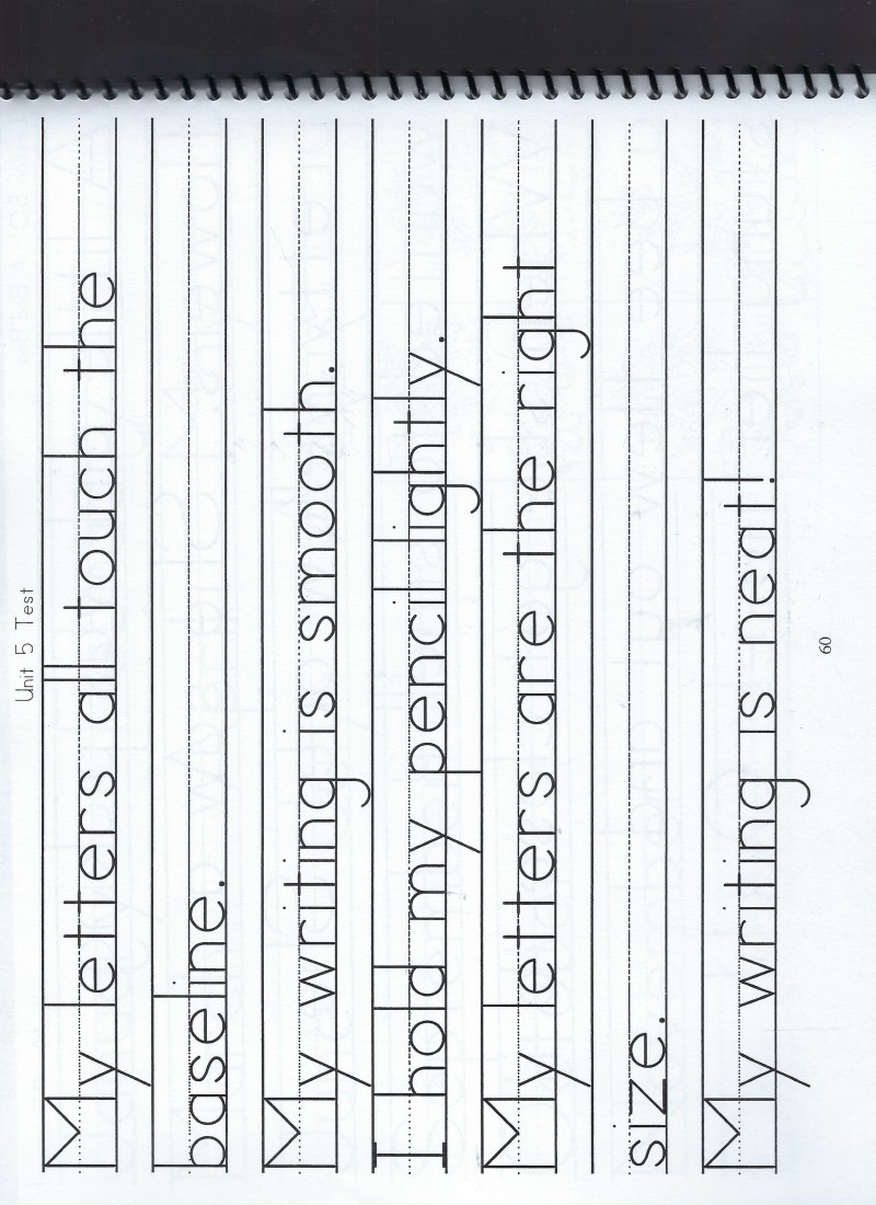 Catholic Penmanship Series Grade One Spiral-Bound NEW Book of 60 pages!