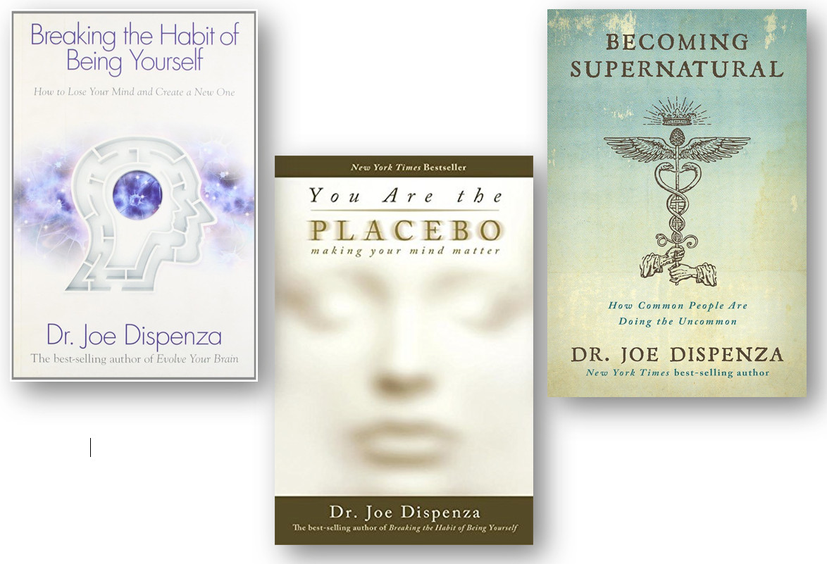 Joe Dispenza 3 Book Set, Becoming Supernatural, Placebo, Breaking the Habit USA