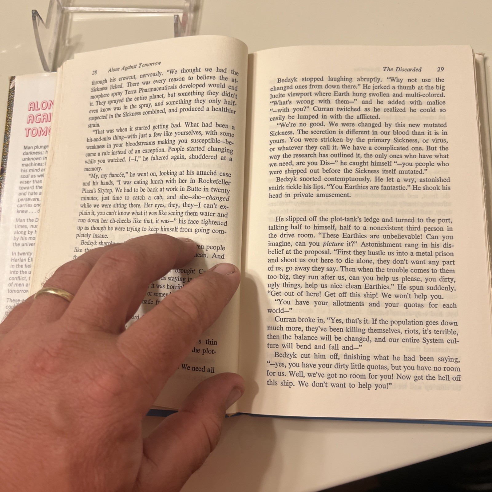 Alone Against Tomorrow by Harlan Ellison HB DJ 1971 Book Club Edition