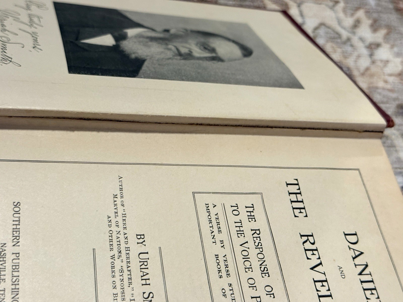 Daniel and the Revelation Prophecy Uriah Smith 1907 Hardcover SDA Adventist 🔥