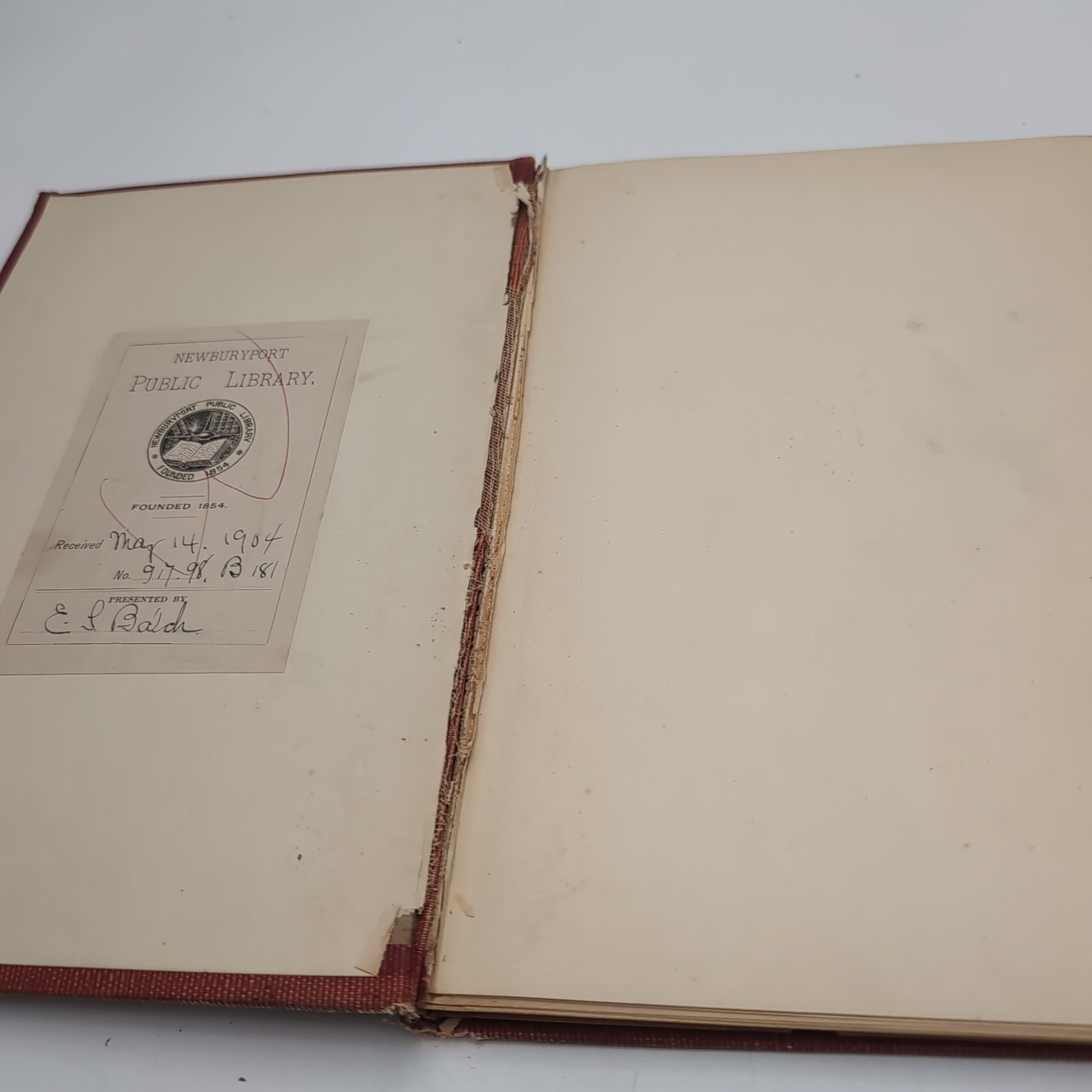 Letters And Papers Alaska Frontier thomas Balch 1904 Antique Hardcover Book