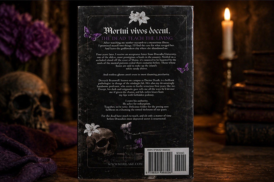 Nocticadia by Keri Lake, Gothic Dark Romance Book Paperback