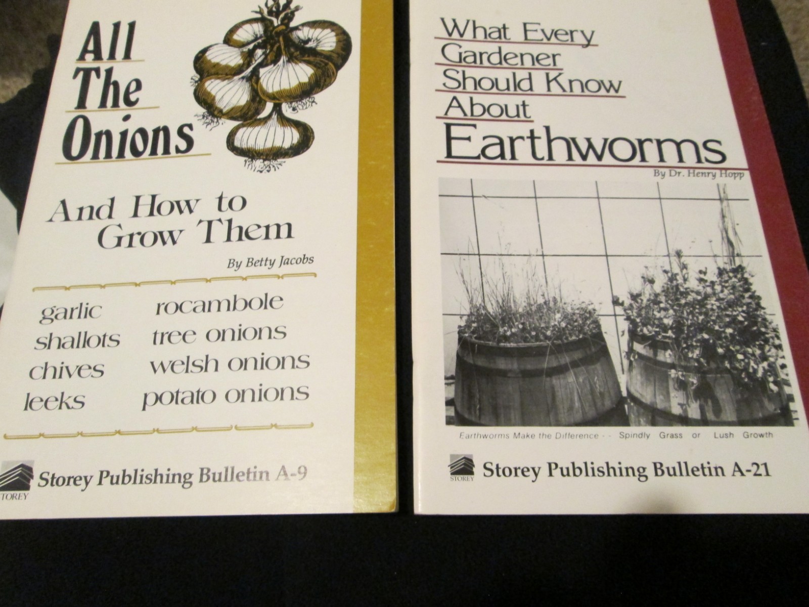 Storey Publishing Bulletin Lot of 7 A-9 A-21 A-61 A-96 A-97 A-100 A-119