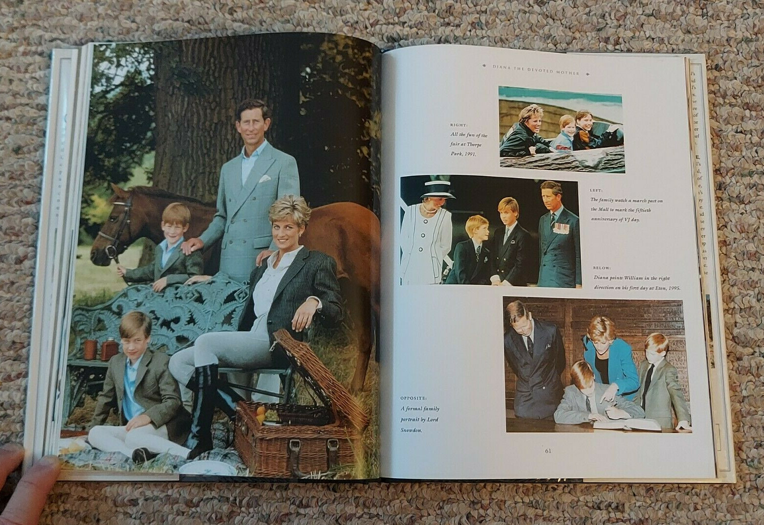 British Royalty Book – Diana, The People’s Princess, Commemorative Tribute