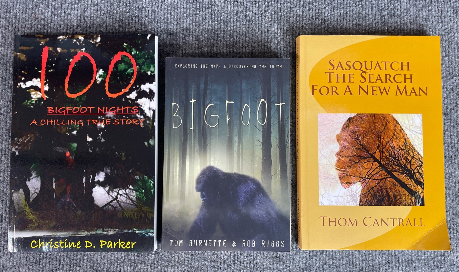 Lot of 3 Sasquatch Bigfoot Trade Paperback Books
