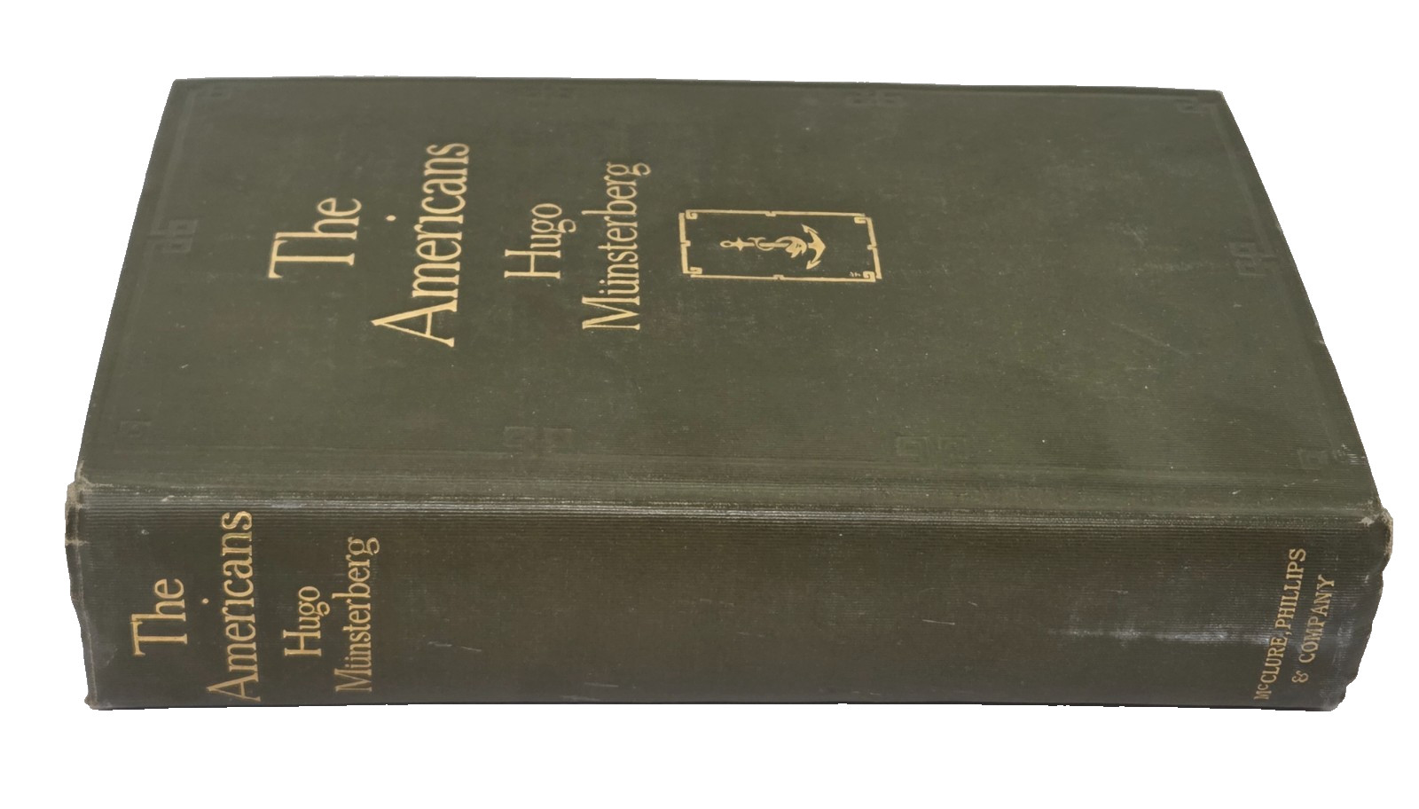 1904 The Americans Hugo Münsterberg Antique VINTAGE Book American Society