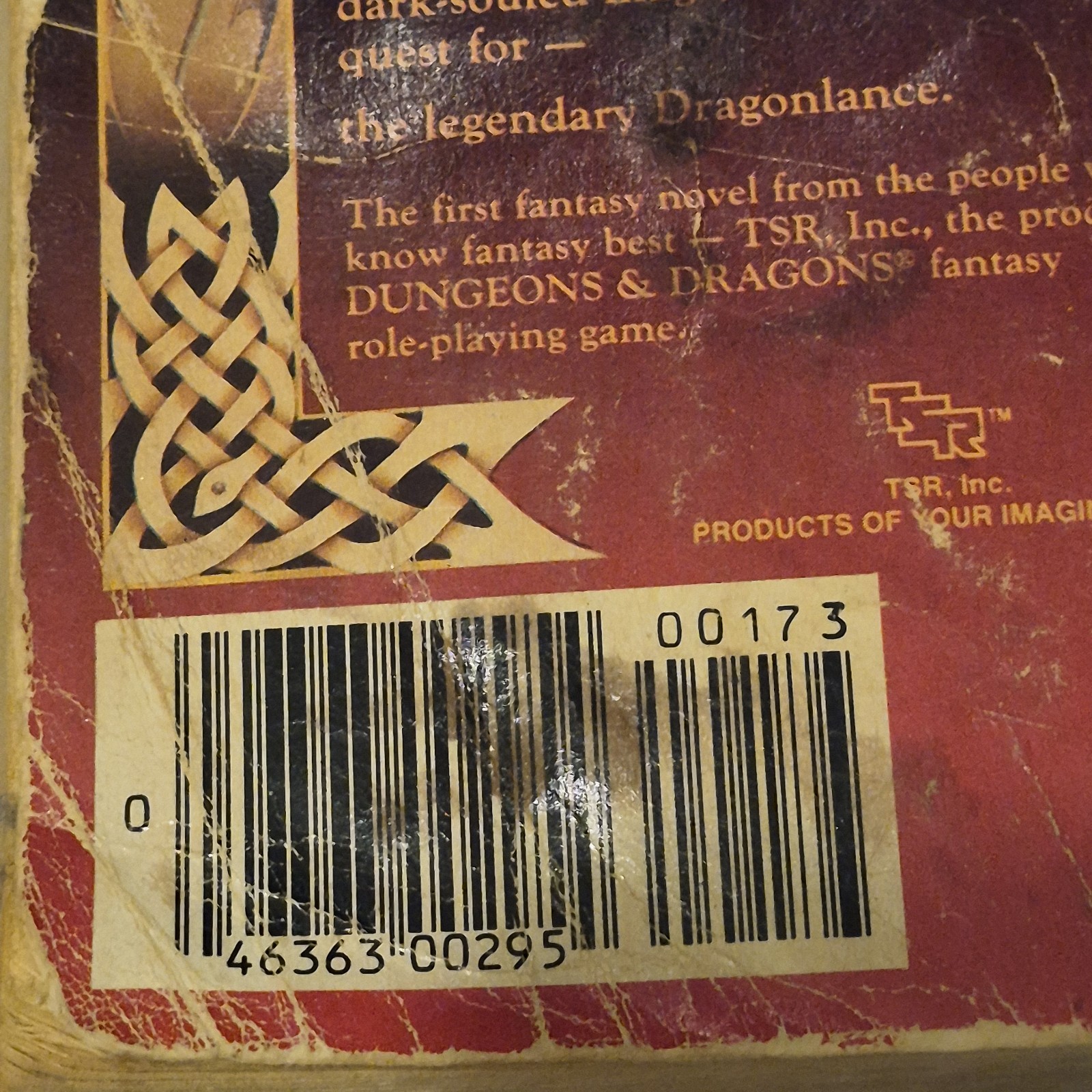 1984 Dragons of Autumn Twilight Dragonlance Chronicles Vol 1 FIRST PRINTING TSR