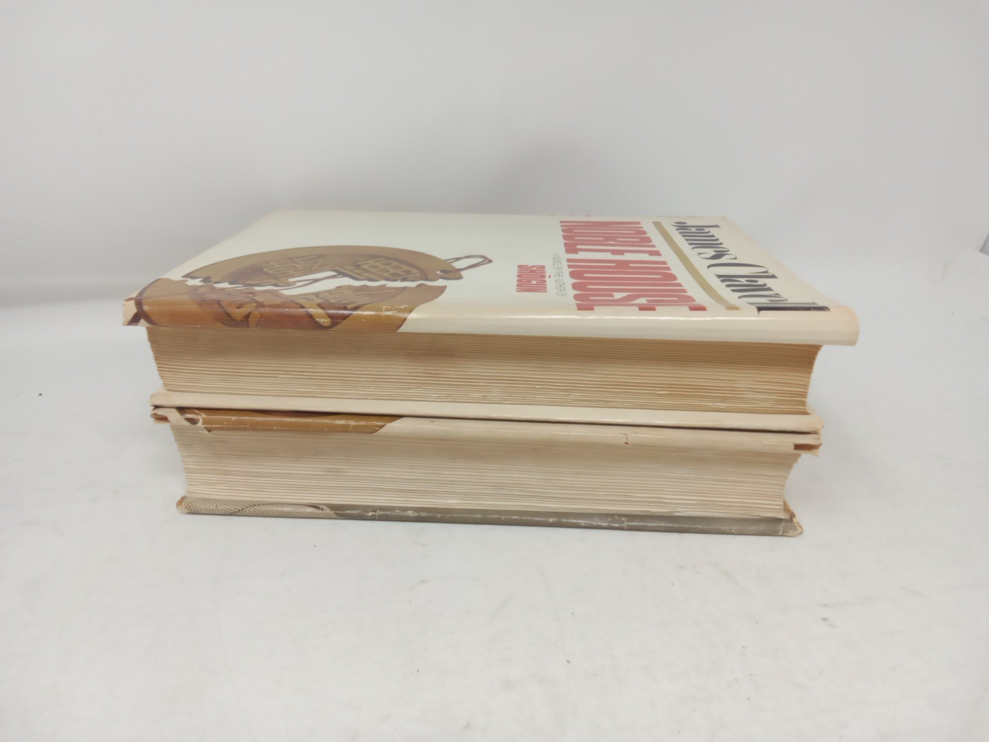 James Clavell Shogun 2 Noble House Hardcover Book Club Edition Volume 1 & 2 Lot