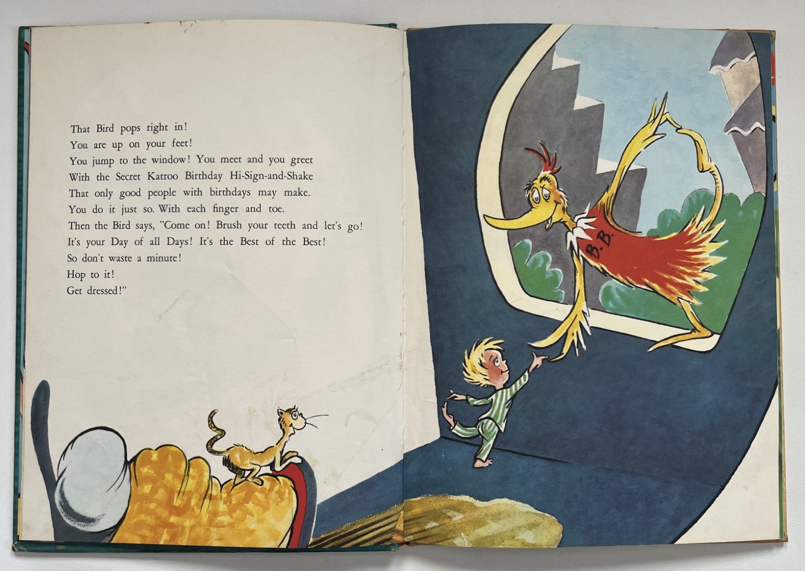 HAPPY BIRTHDAY TO YOU! by Dr. Suess Vintage Hardcover Book Copyright 1959