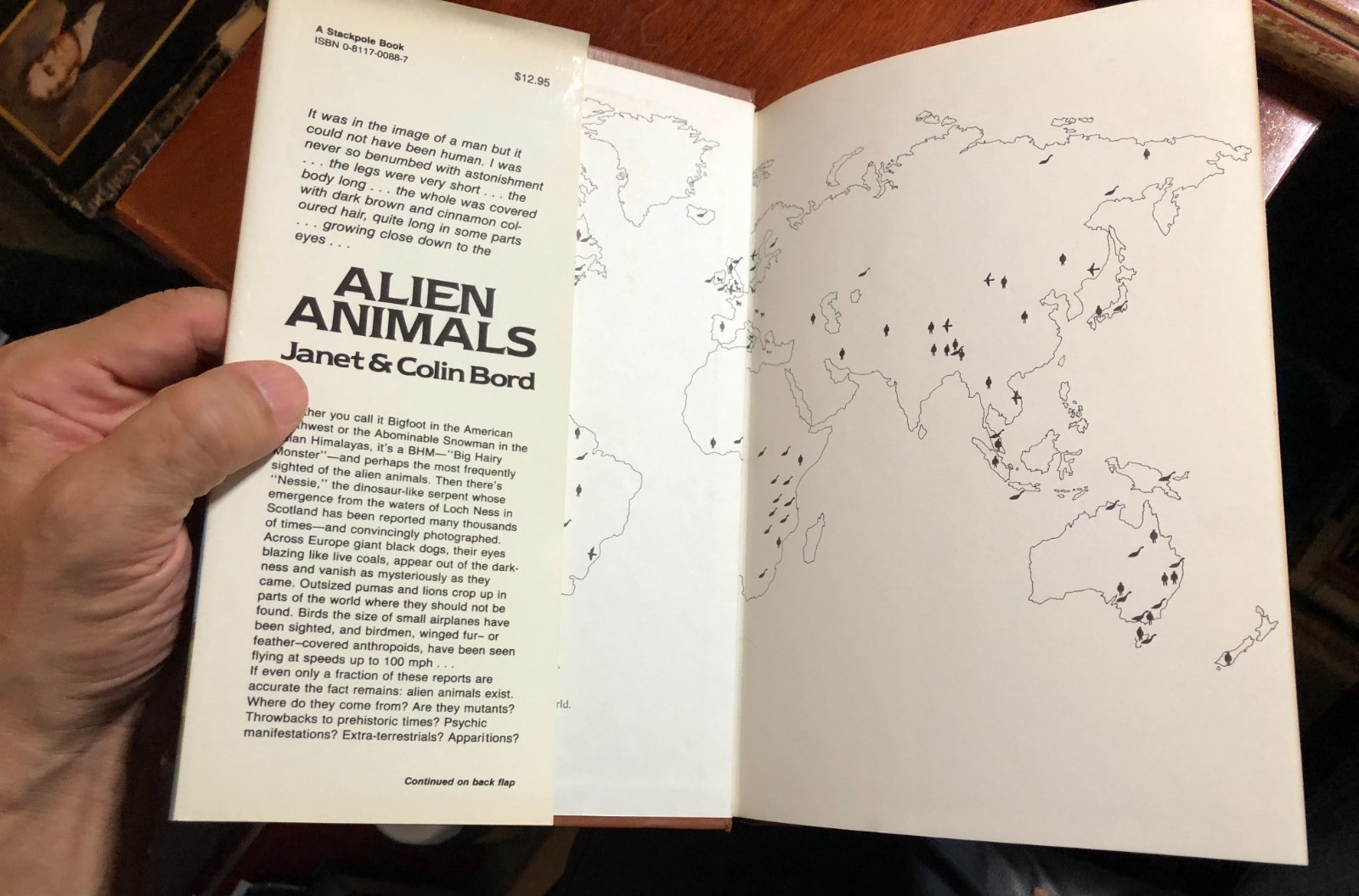 ‘Alien Animals’ by Janet & Colin Bord HC Stackpole Books HC 1981