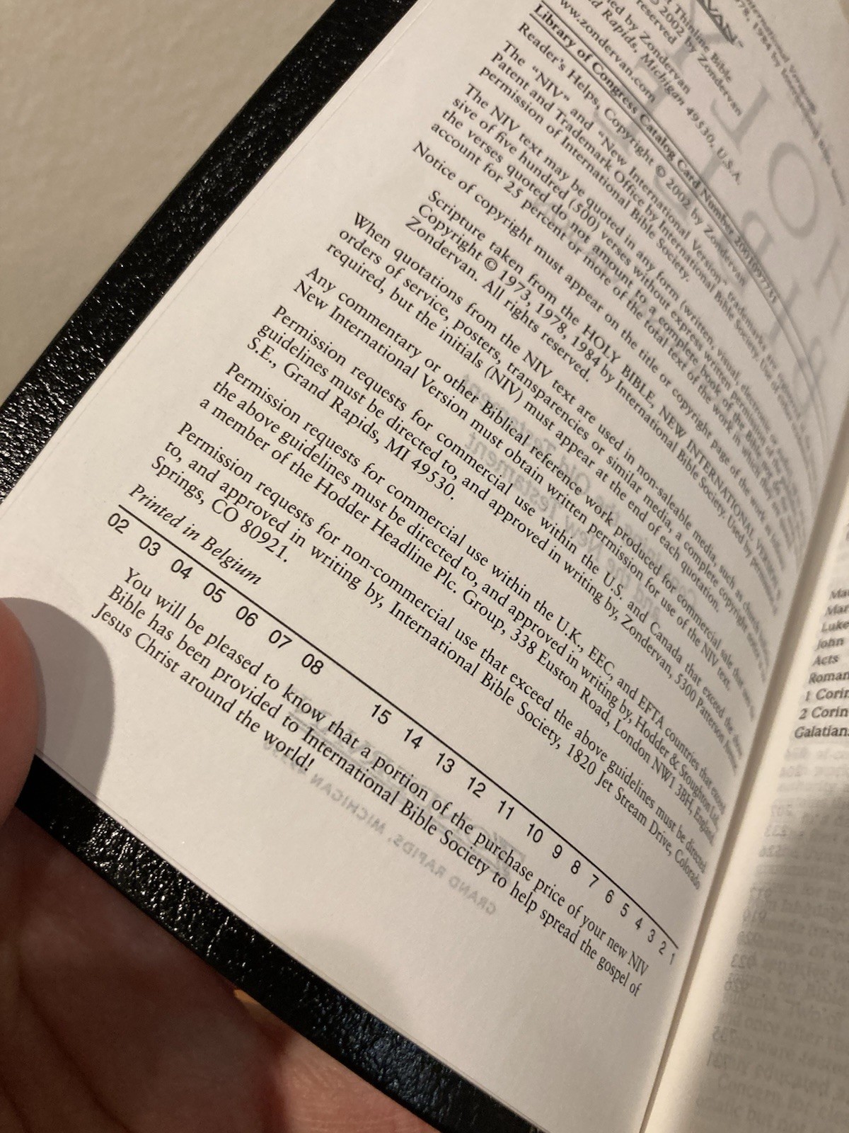 Sealed! NIV 1984 Thinline Bible | Black Bonded Leather| 6.3 point font