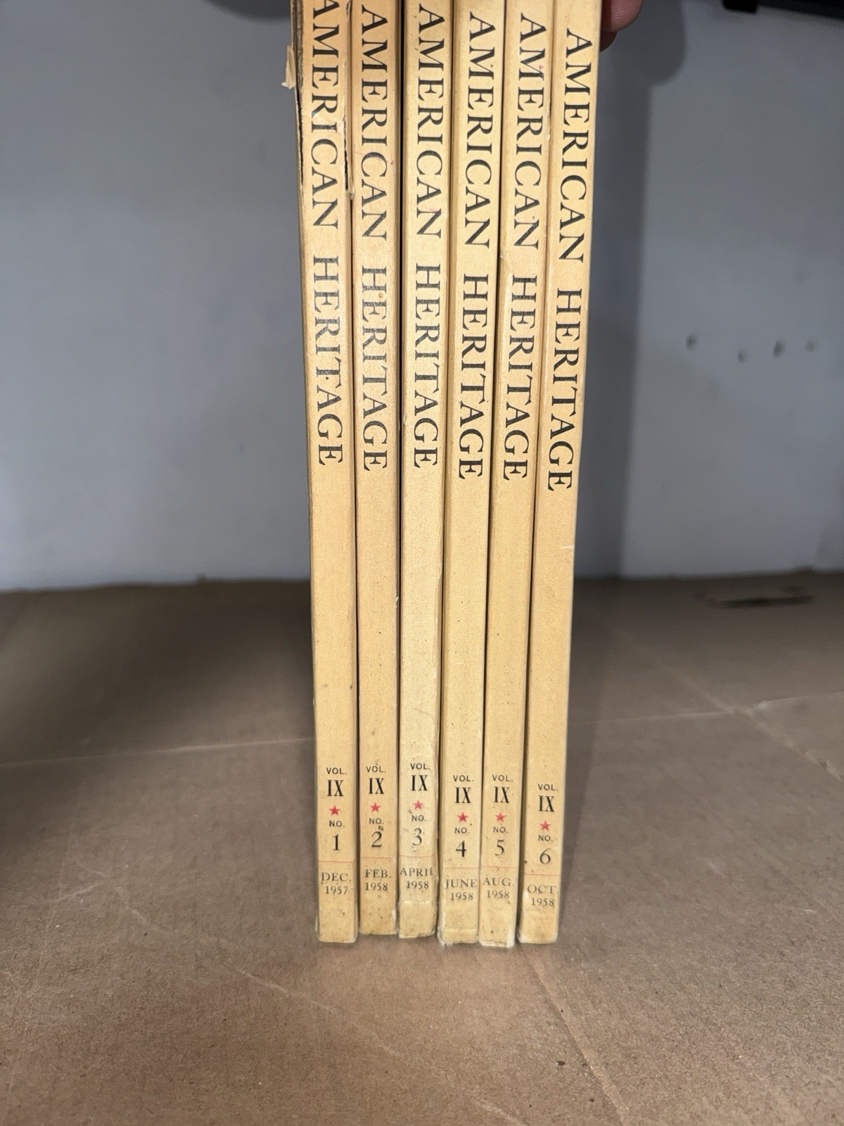 American Heritage Volume X, 1-6: Volume IX, 1-6: Vol XI, 1,2,4-6 Hardcover Sets