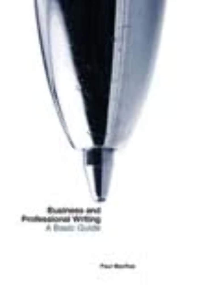 Business and Professional Writing: A Basic Guide – paperback MacRae, Paul