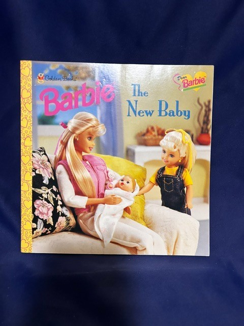 1998 A Edition Barbie The New Baby Golden Books Special Edition Paperback