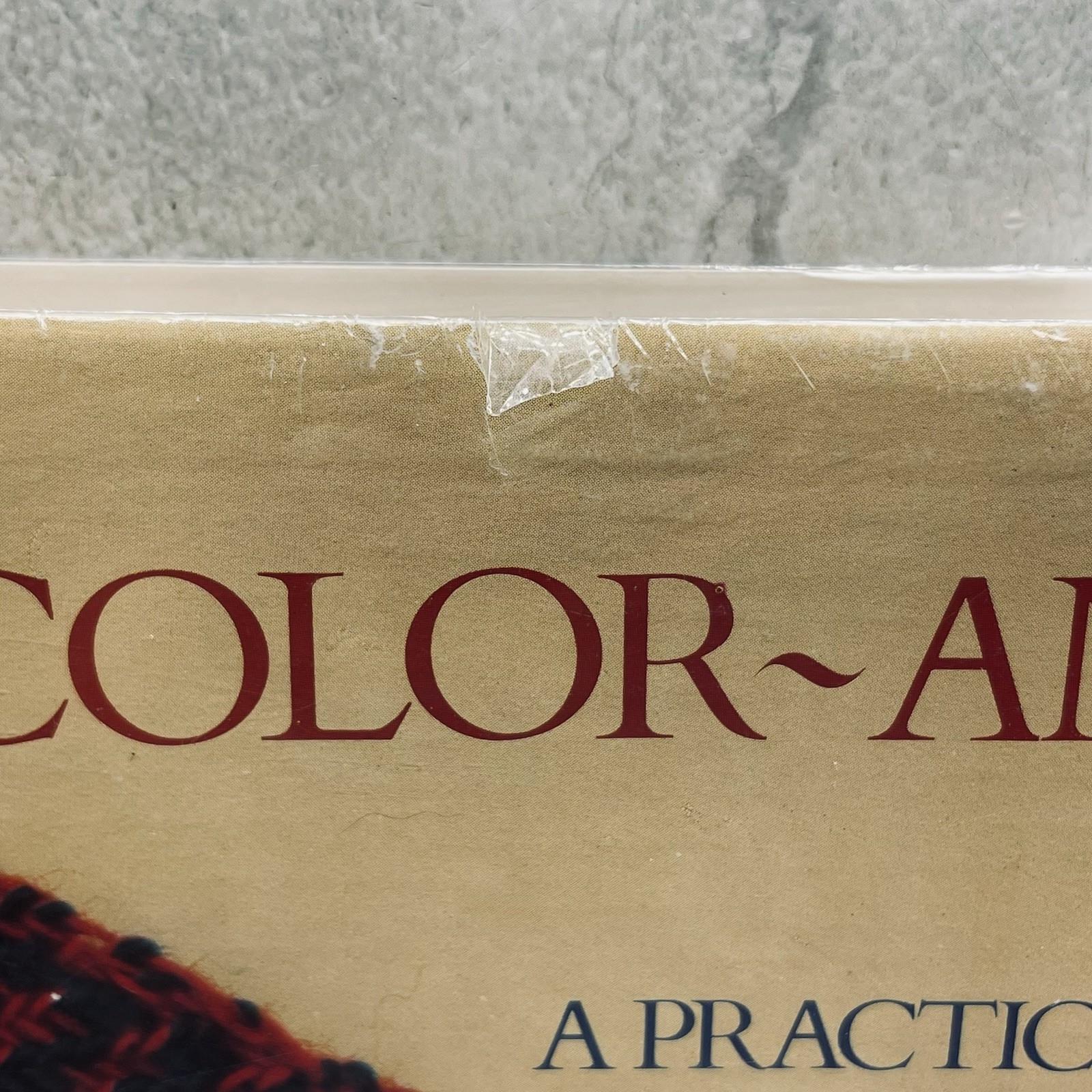 COLOR-AND-WEAVE DESIGN by Ann Sutton 1984 HC/ DJ Patterns Loom Textiles