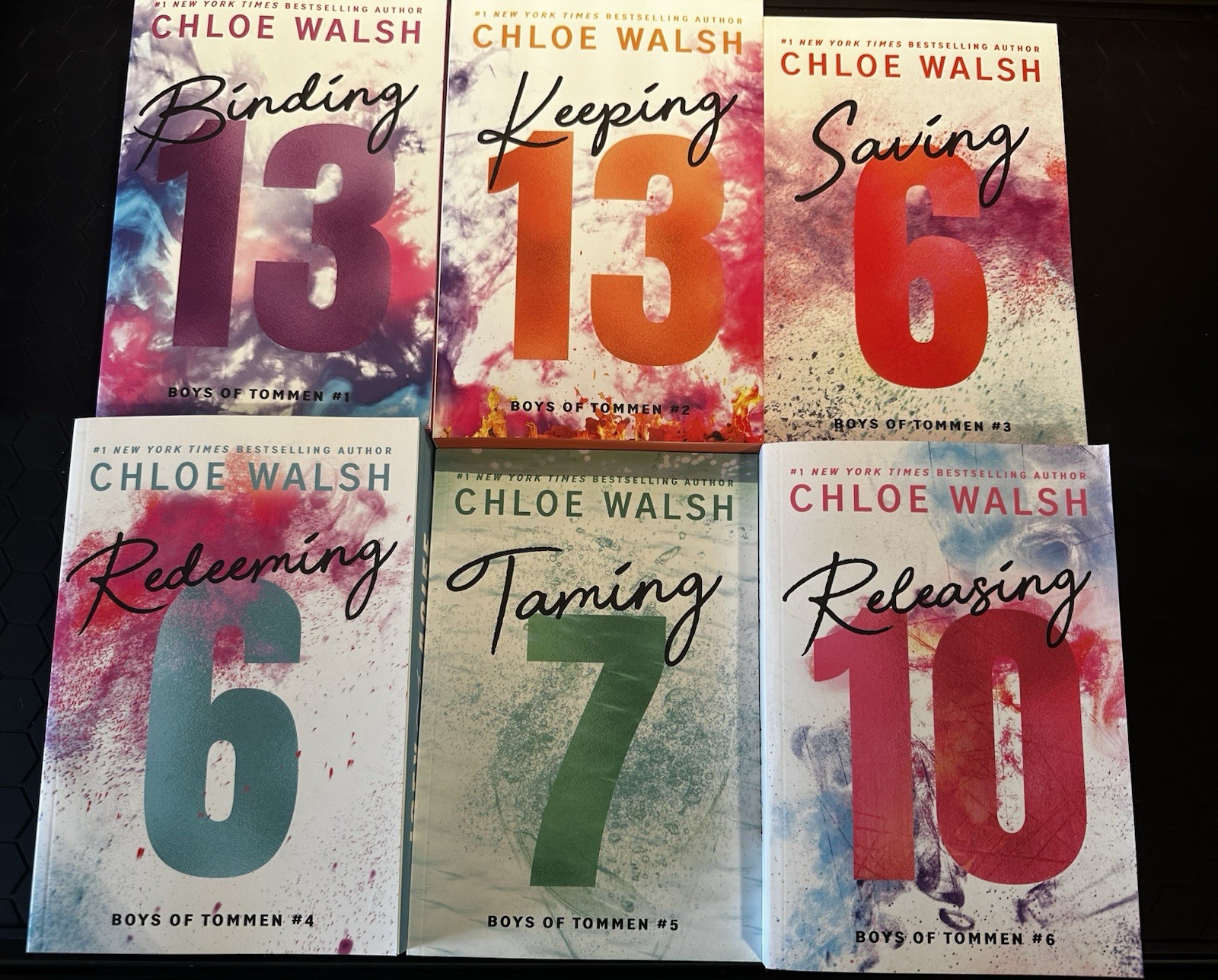 New Chloe Walsh Compete Set Boys of Tommen Special White Edition Sprayed Edges