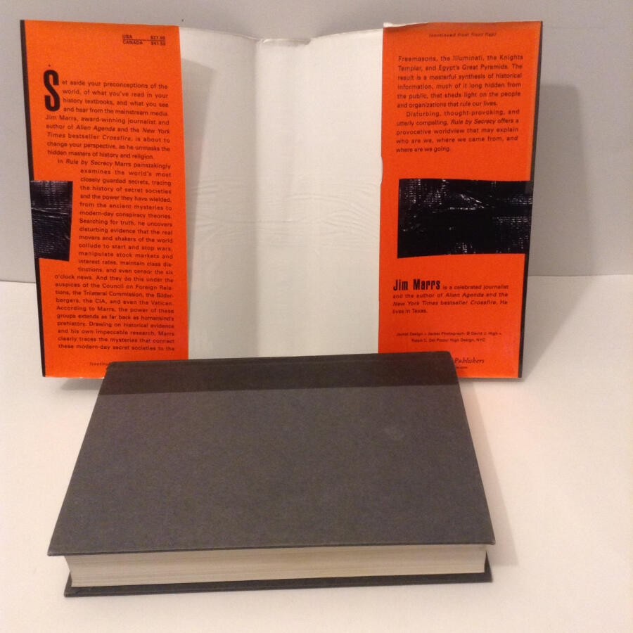 Rule by Secrecy by Jim Marrs HC/DJ 1st Ed Freemasons Pyramids