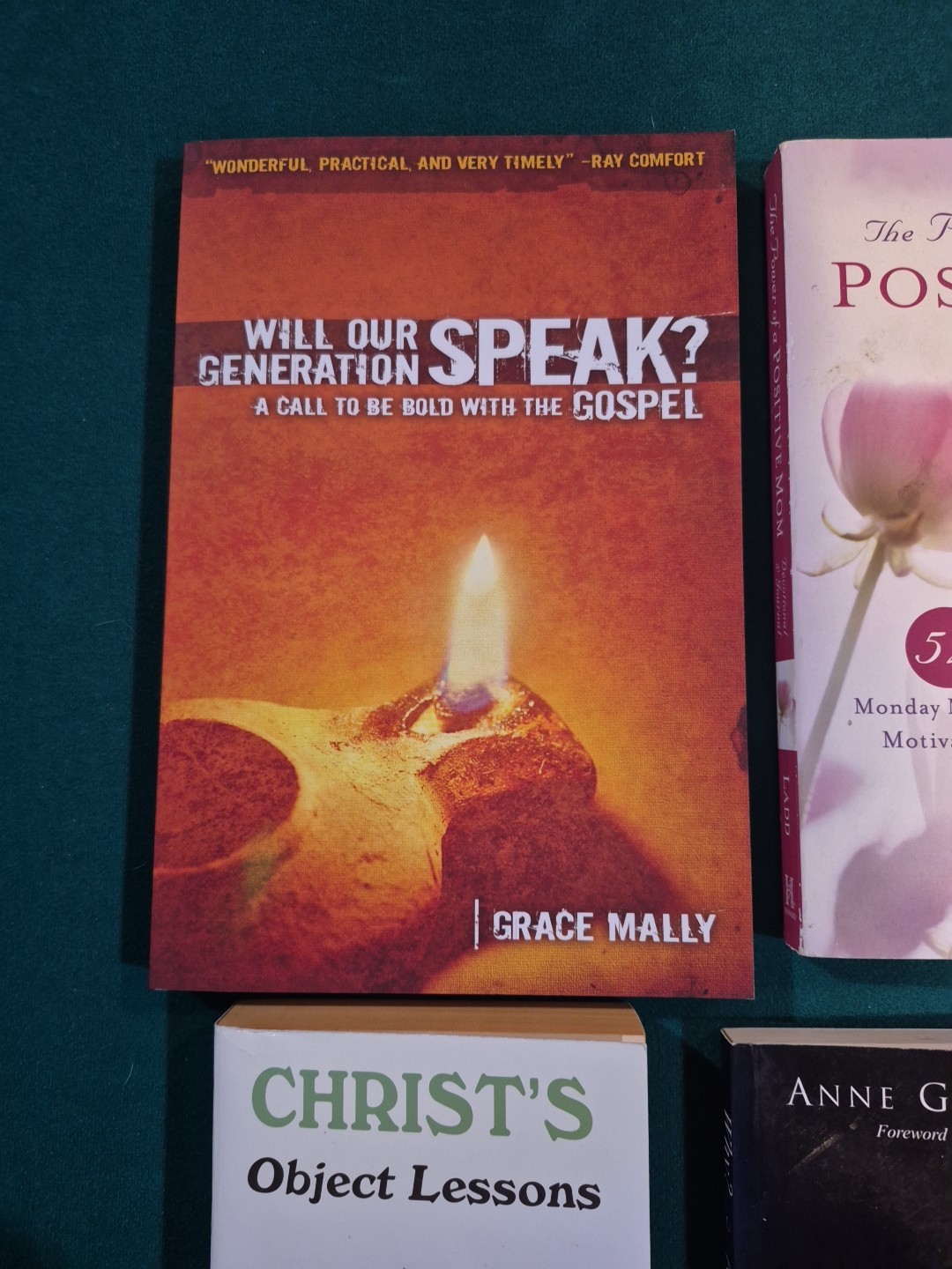 Christian Book Lot Grace Mally Anne Graham Lotz E.G. White