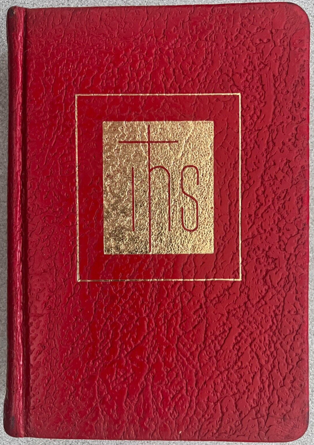 “The Life of Christ” Catholic 1954, Red Leather Binding, Gold Gilded Page Edges