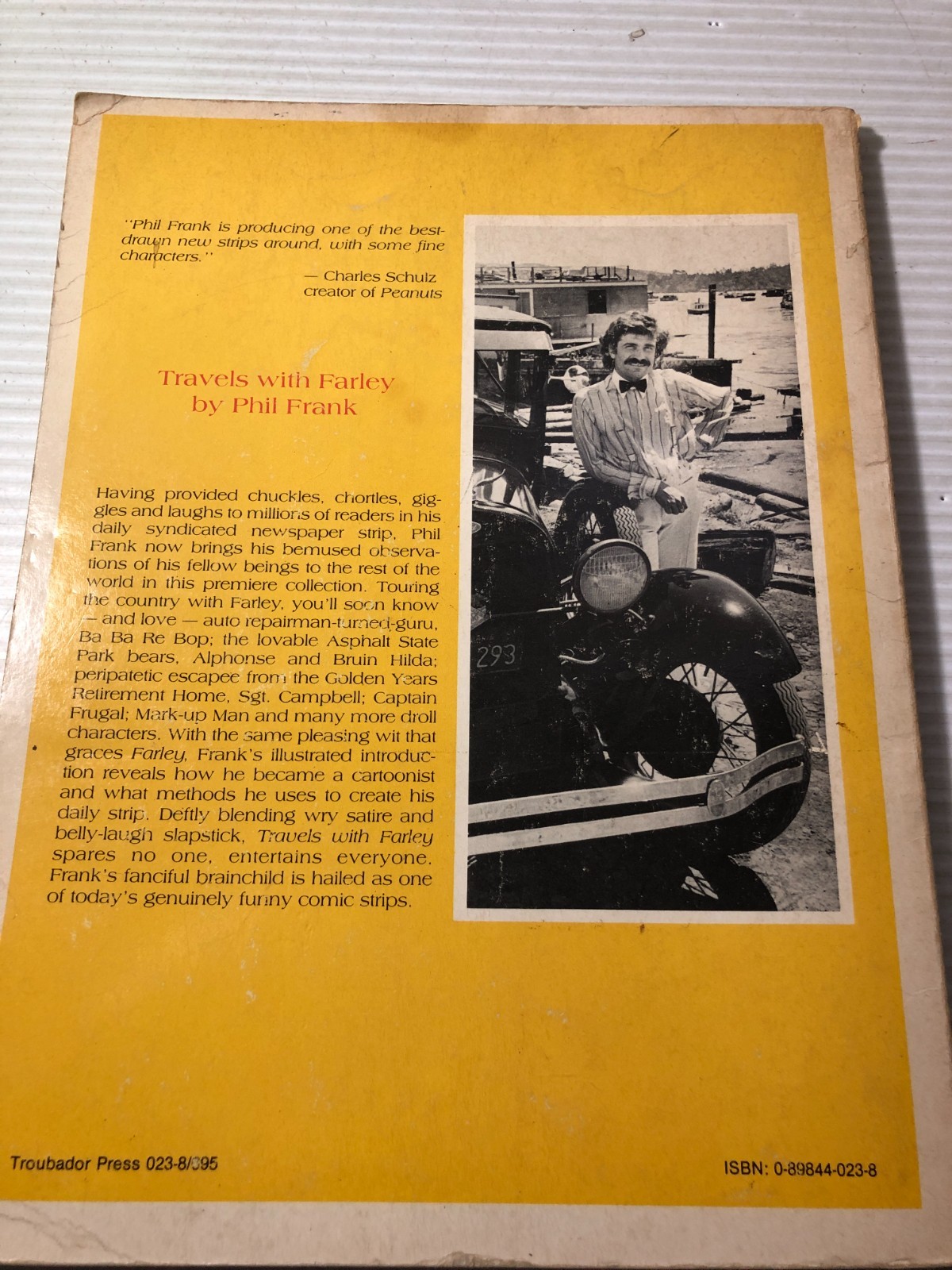 TRAVELS with FARLEY by Phil Frank Humorous Comic Strips 1980 Troubador Press