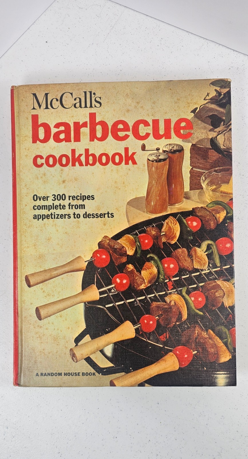 McCall’s Barbecue Cookbook 1965 Vintage Grill Recipes Random House 132 Pages