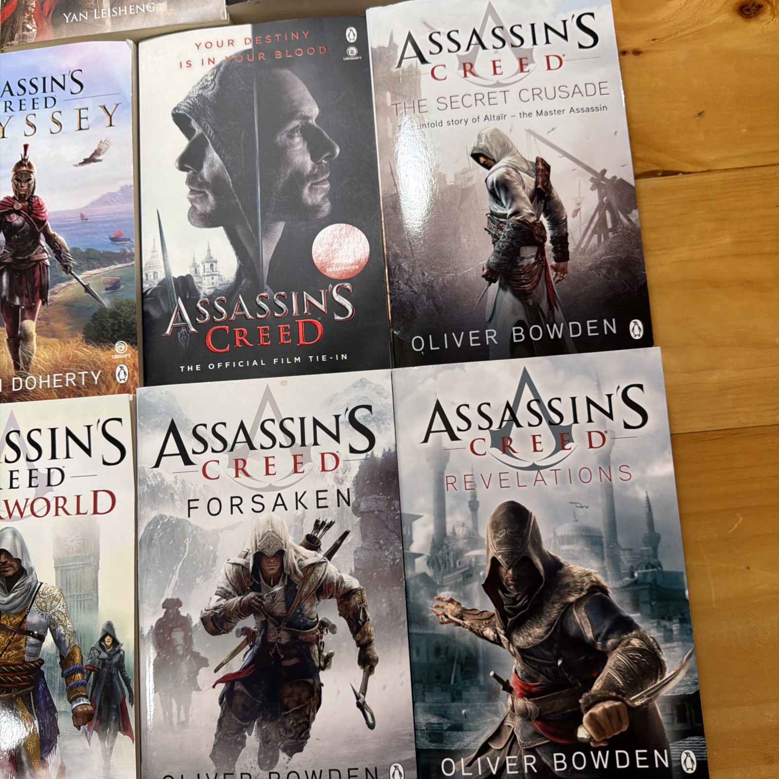 Assassin’s Creed 17 Novel Lot PB Books – Oliver Bowden Kirby Leisheng Preowned