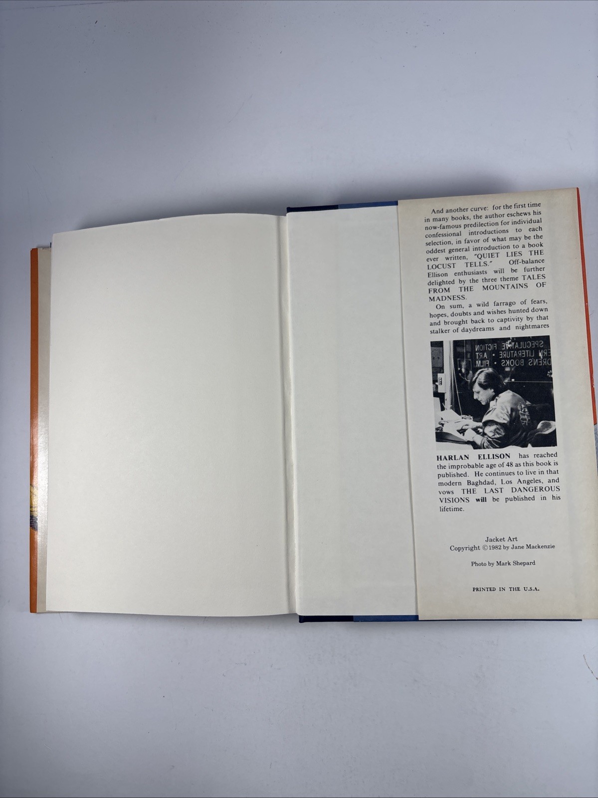 Stalking The Nightmare by Harlan Ellison – 1982 1st Phantasia Press Hardcover DJ