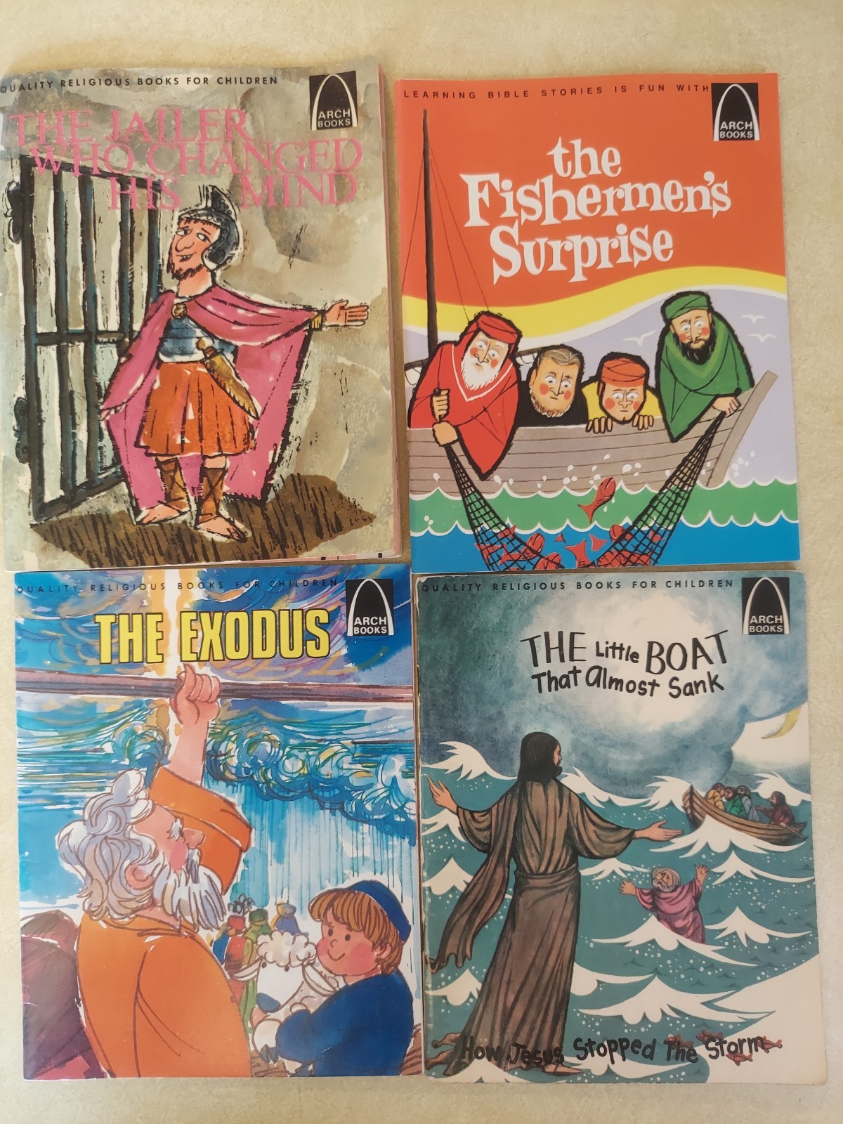 Vtg Arch Books Children’s Bible Stories Lot of 20 Jesus Moses Joseph