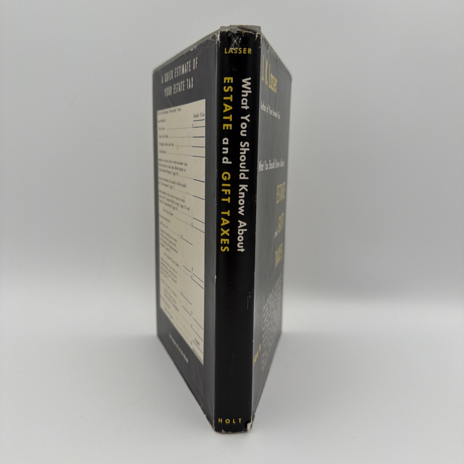 J.K. Lasser What You Should Know About Estate and Gift Taxes 1951 First Edition