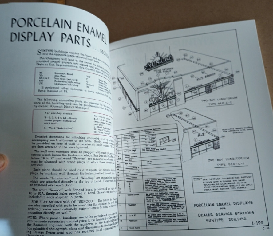 Sun Oil Co 1939 CATALOG Buildings That Serve Architects plans Gas Station SUNOCO
