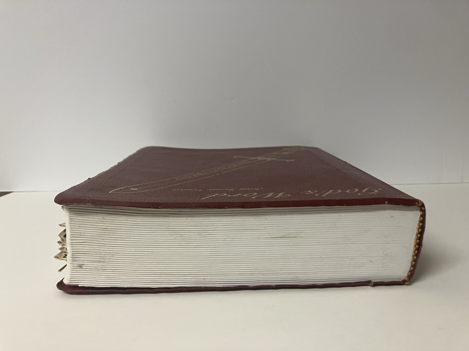 2001 Word of God Bible KJV Special Margin Edition Large Print Tabs GOOD