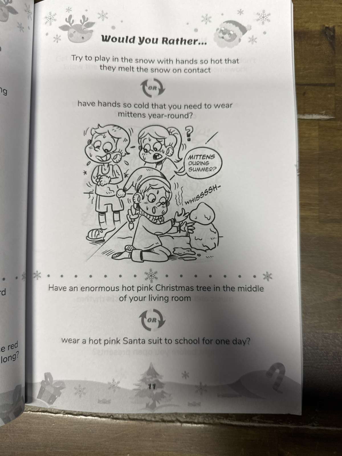 Would You Rather? Christmas Edition Kids Game Book Riddleland