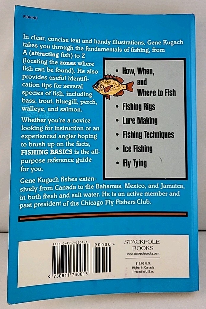 Fishing Basics by Gene Kugach (1993, Trade Paperback)