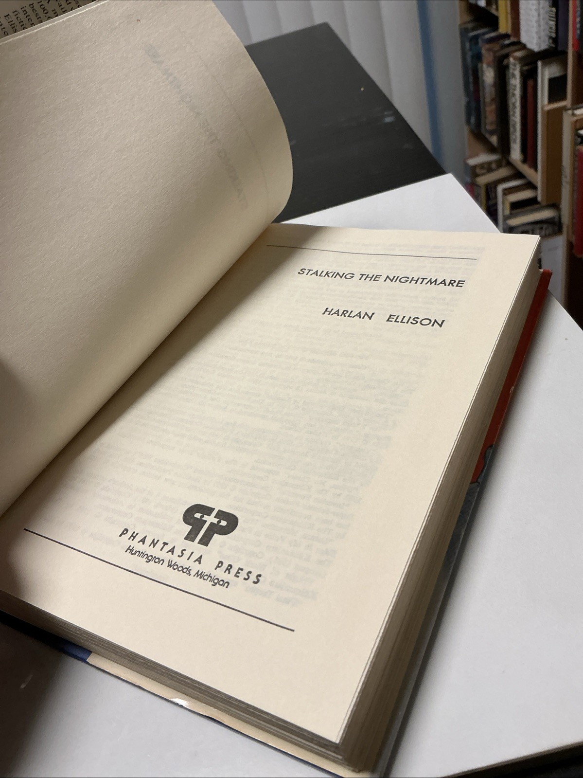 Stalking the Nightmare by Harlan Ellison (1982, Hardcover, Book Club Edition)