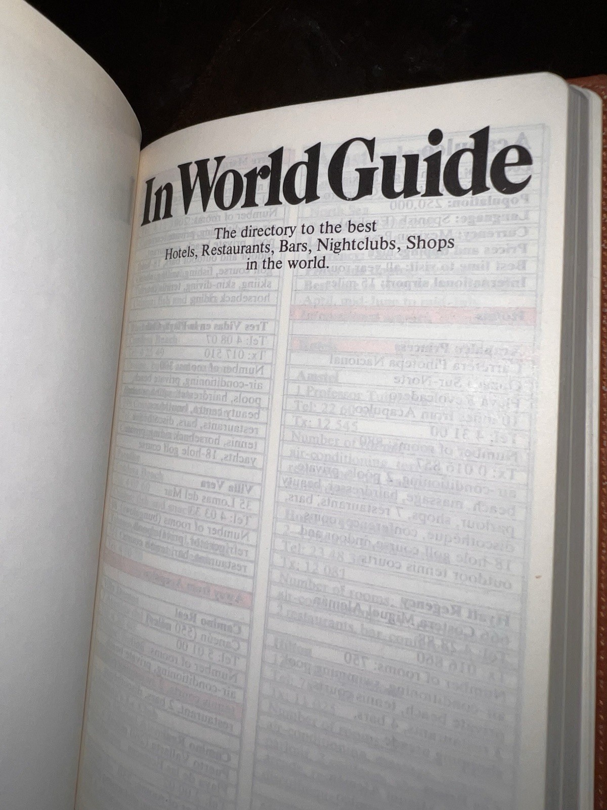 Vintage 1977 IN World Guide – Over 500 Pages In Compact Edition