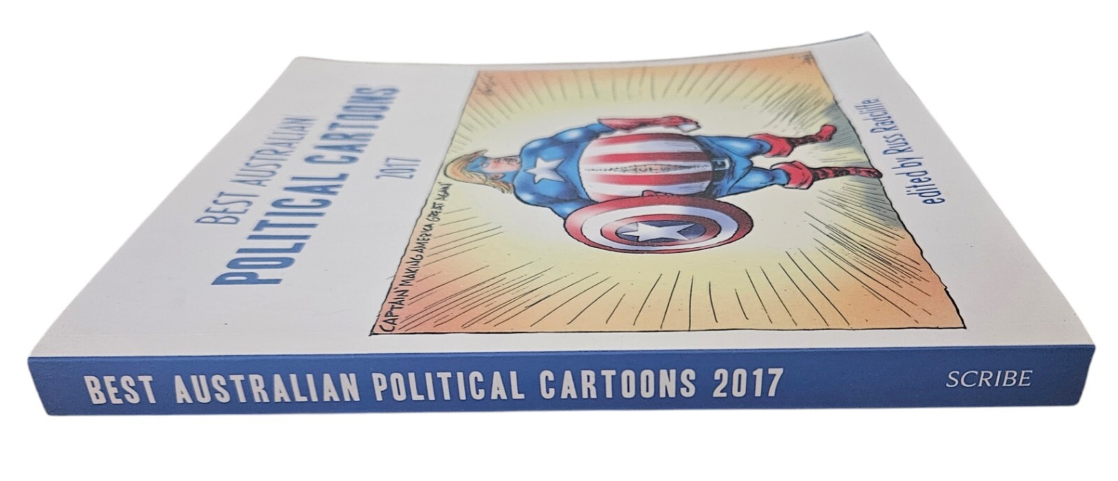 Best Australian Political Cartoons 2017 Russ Radcliffe Trade Paperback Book USED