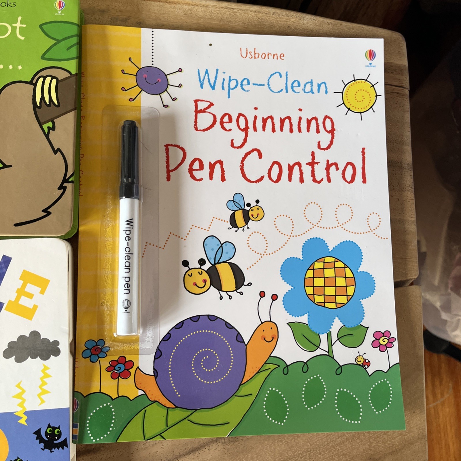 Lot of 5 – Usborne Interactive Books for Children, Flap, Light Up, Touch, Write