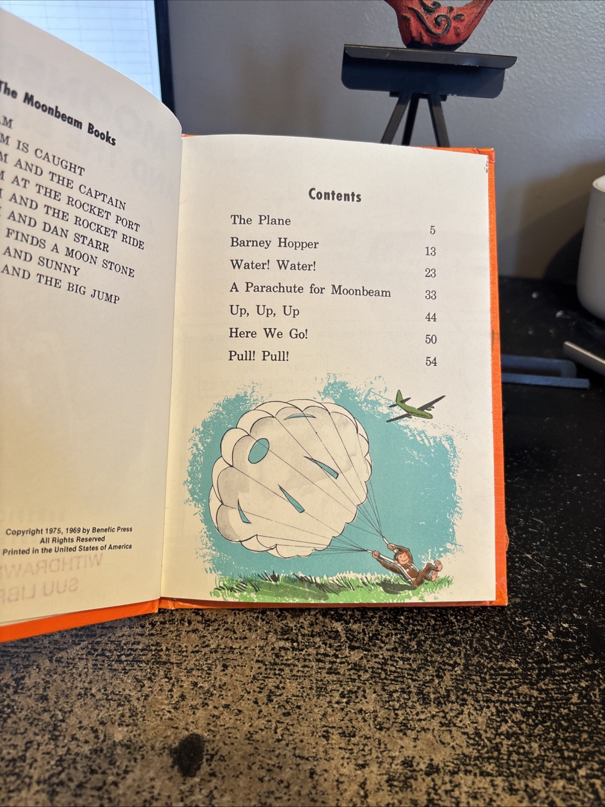 Moonbeam and the big jump (The Moonbeam books) 1974 HC Edition