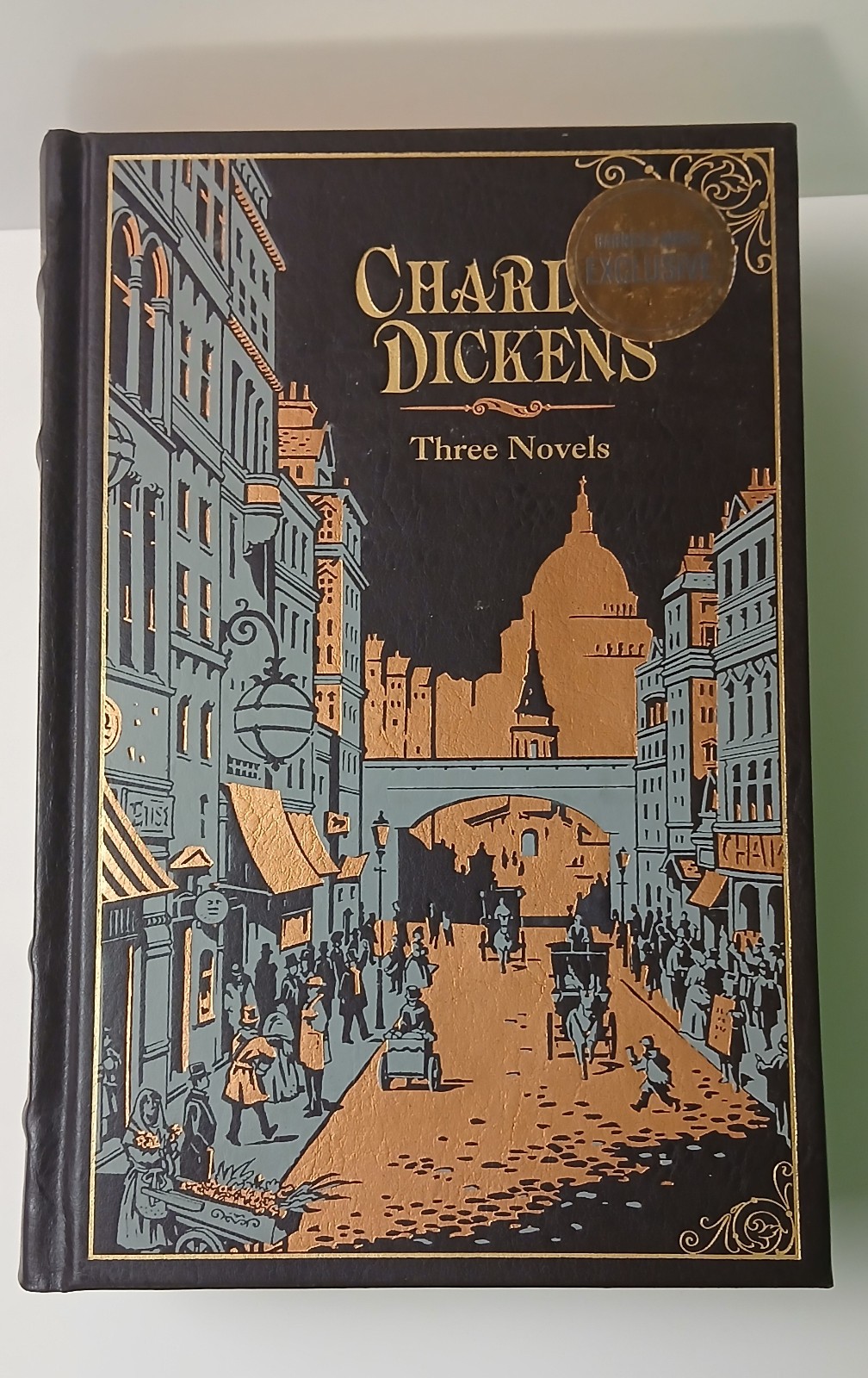Charles Dickens: Three Novels Bonded Leather Collectible Edition