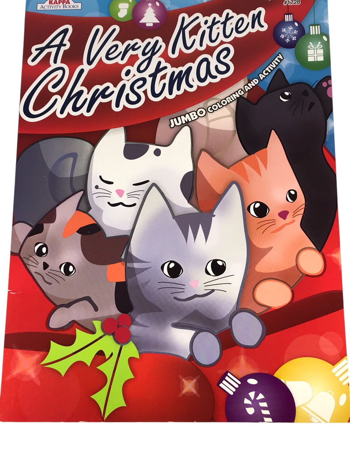 A Very Kitten Christmas Book Jumbo Coloring and Activity 62 Pages