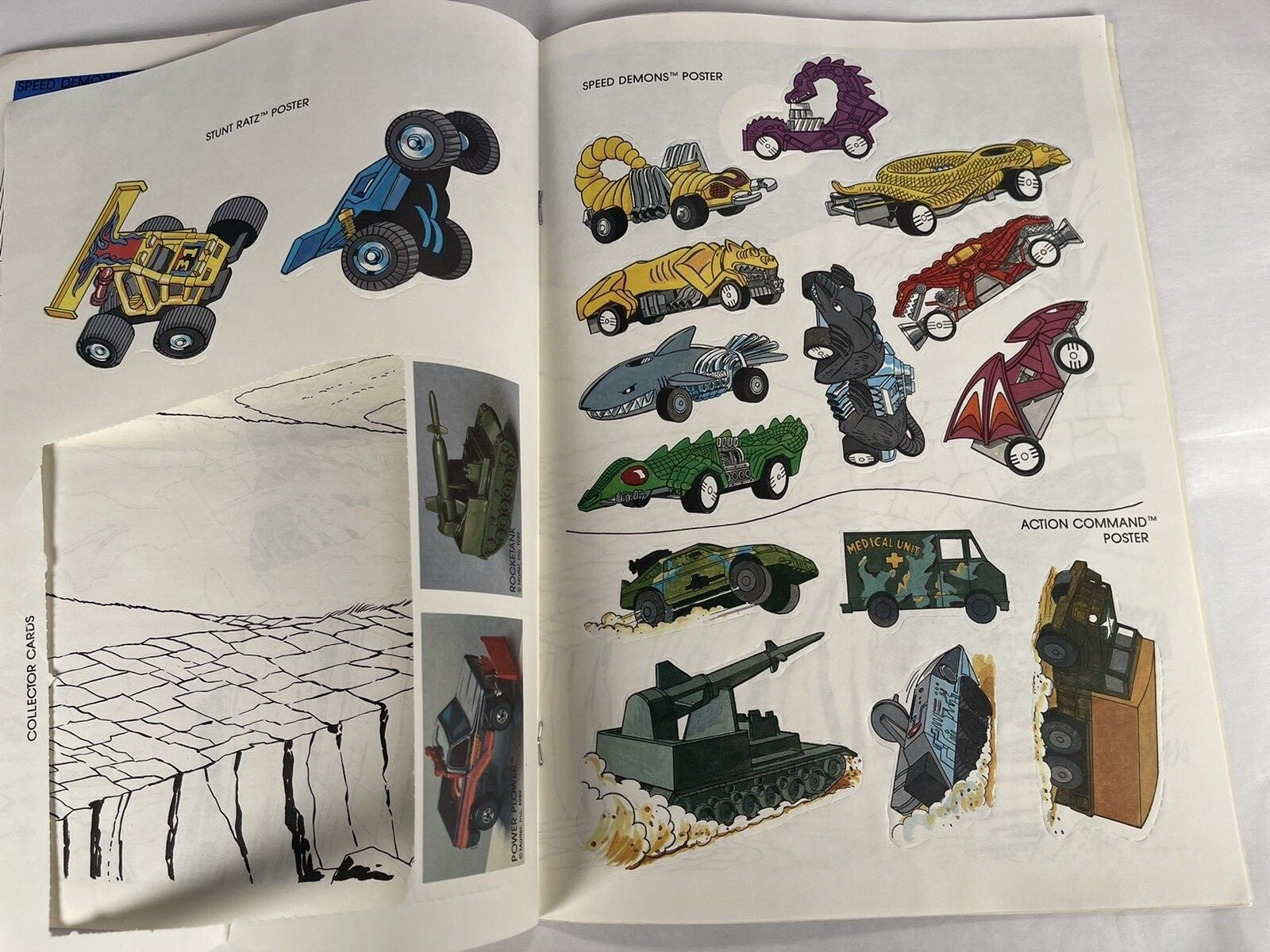 1992 Hot Wheels Sticker Fun Golden Book Vintage Mattel
