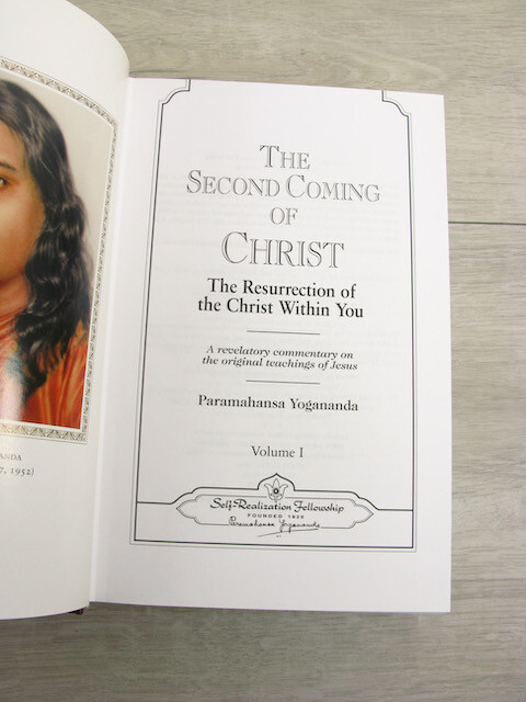 The Second Coming of Christ Paramahansa Yogananda 2004 HC 1st Ed. Spirituality