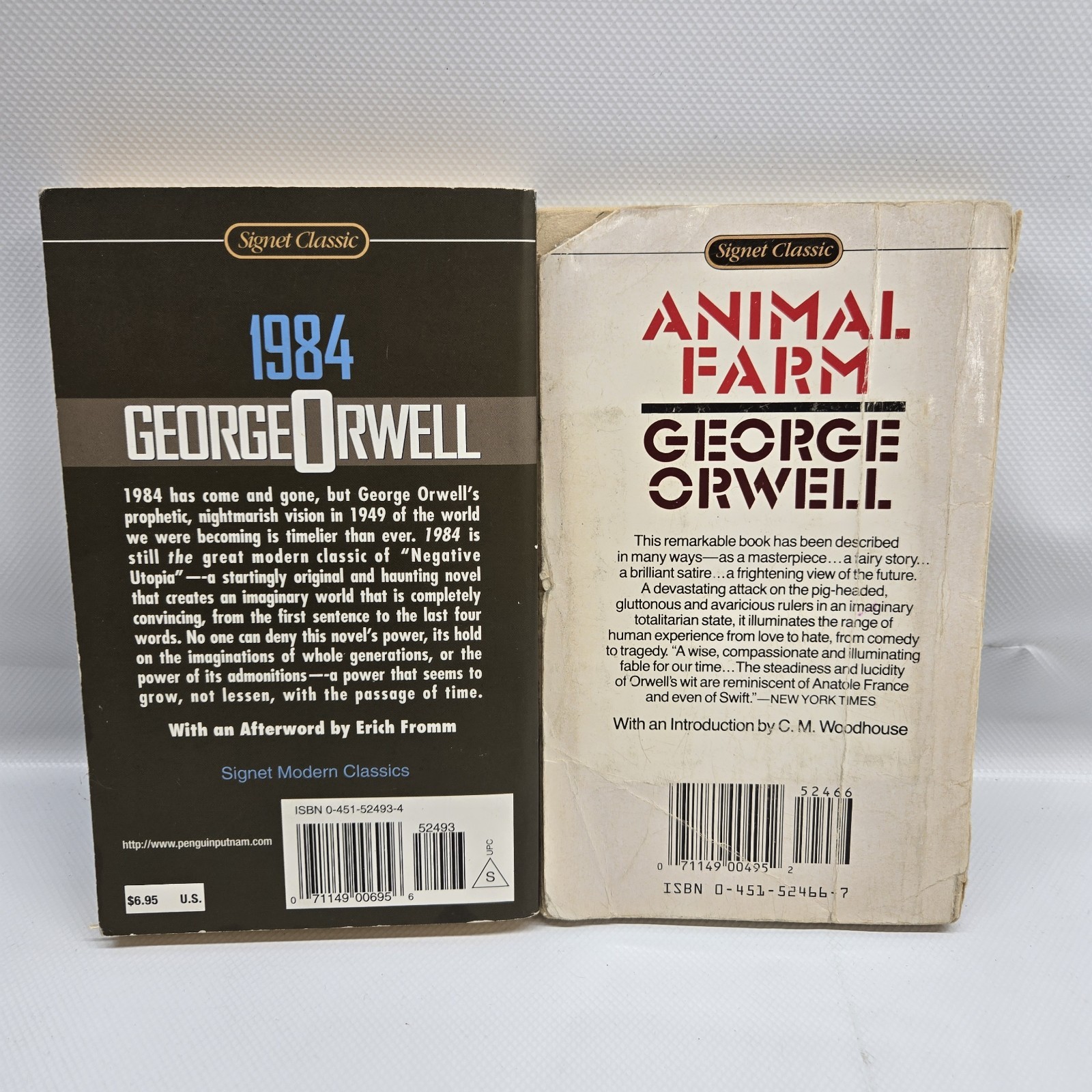 George Orwell: 1984 & Animal Farm Paperback Signet Classic