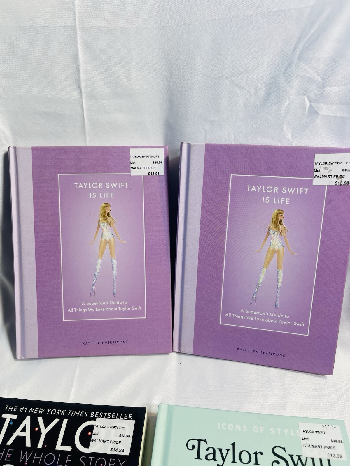 Taylor Swift Is Life by Kathleen Perricone Hardback Book Lot Of 4