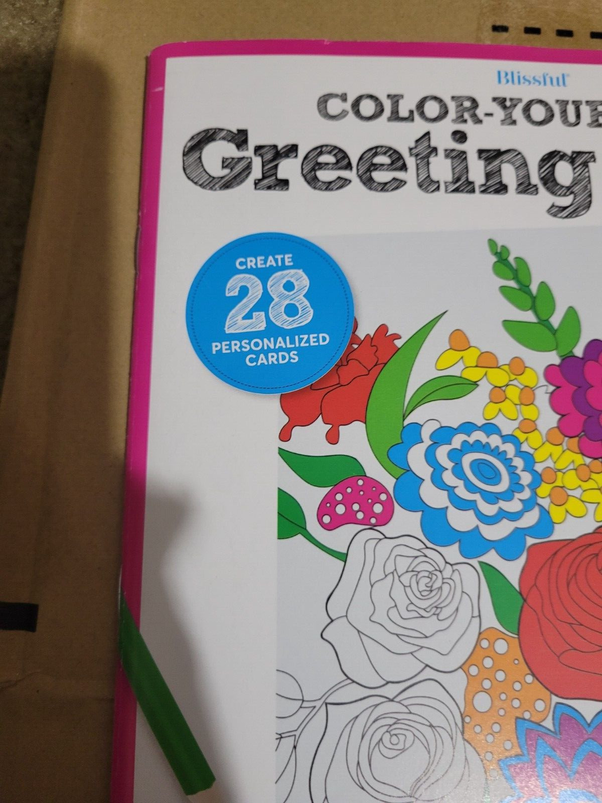 COLOR-YOUR-OWN GREETING CARDS – Mom’s Day-Birthday-Love-Friendships & More