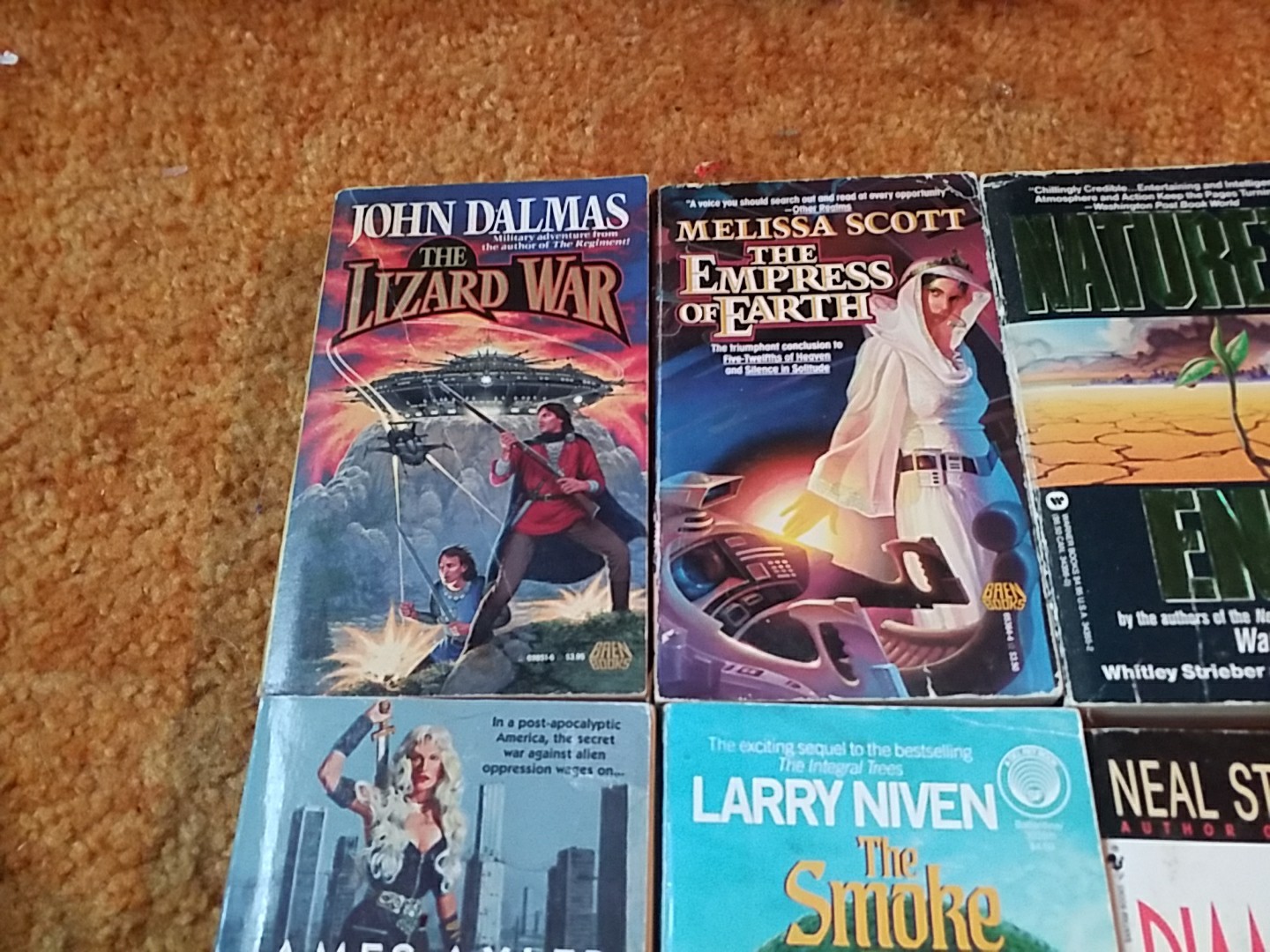 Large lot of 10 Mixed Vintage Fantasy Sci-fi Classic Books, Various Authors PB 1