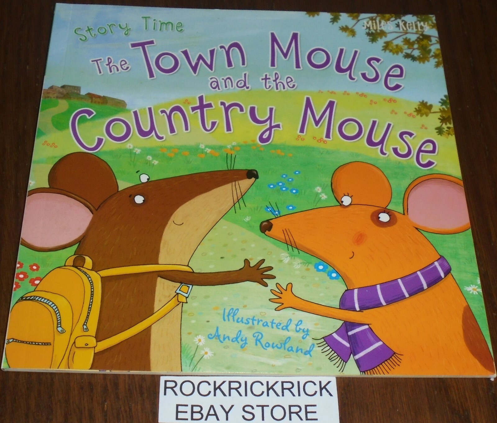 STORY TIME THE TOWN MOUSE AND THE COUNTRY MOUSE BOOK (17cm X 17cm) 2016 NEW