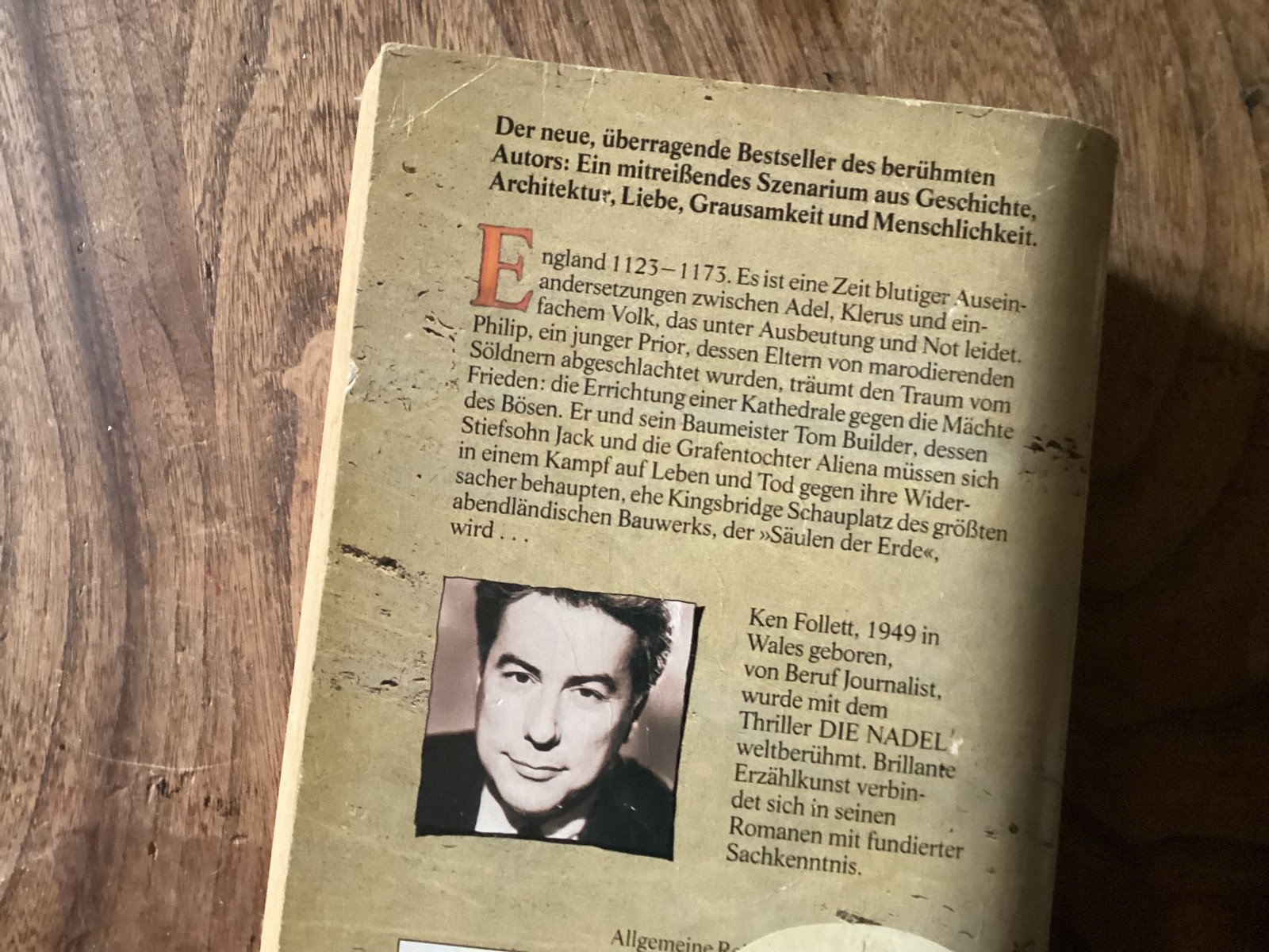 Taschenbuch – Ken Follet , die Säulen der Erde
