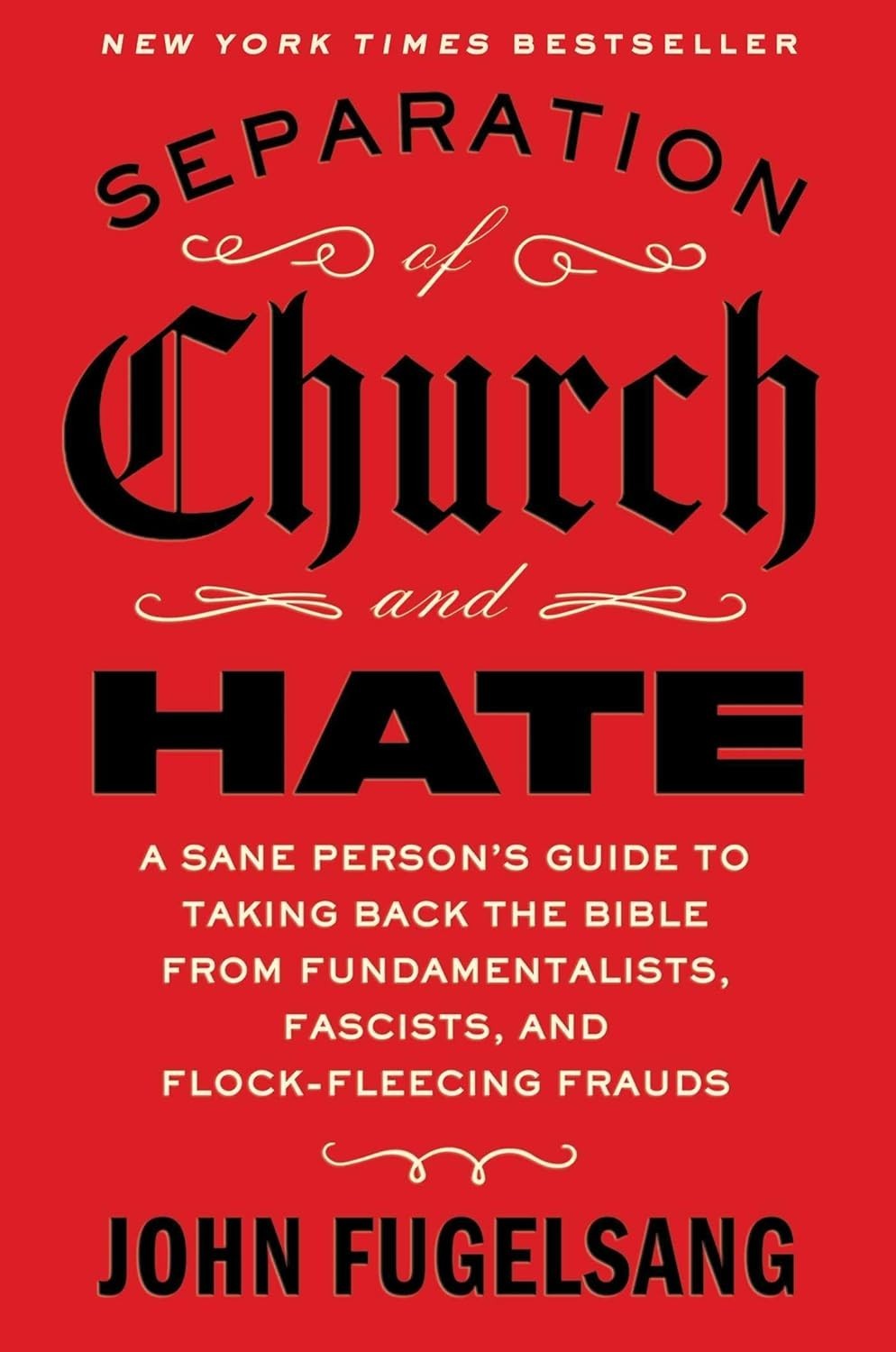 Separation of Church and Hate By John Fugelsang Paperback